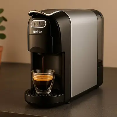Aparat per kafe 3 ne 1 me presion 20 bar per espresso me arome te pasur dhe ekstraktim profesional