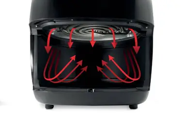 Air fryer Gorenje me qarkullim te ajrit te nxehte per rezultat krokant