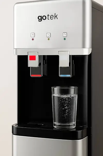 Dispanser uji me ftohje 3.2L ne ore dhe temperature 6-10°C per uje te fresket gjate gjithe dites | 75Mall
