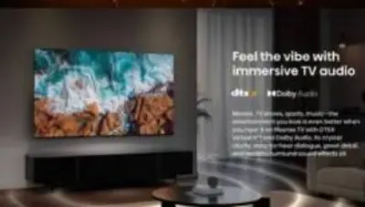 Televizor Hisense me Dolby Audio dhe DTS Virtual X per ze rrethues
