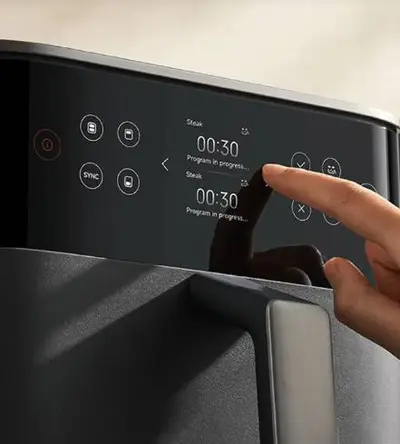 Friteze ajri me ekran LCD dhe kontroll te avancuar te temperaturave