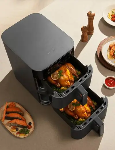 Friteze Xiaomi 12L me dy shporta per pergaditjen e ushqimit per familje
