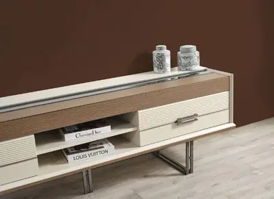 Komode per televizor Dora me hapesire ruajtjeje praktike