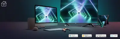 Hisense Smart TV me Google Home dhe AirPlay2 per kontroll dhe lidhje smart | 75Mall