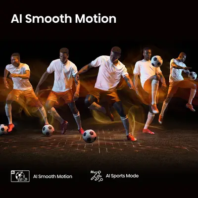 Televizor Hisense Smart TV me AI Sports Mode per pamje te qarte gjate sporteve
