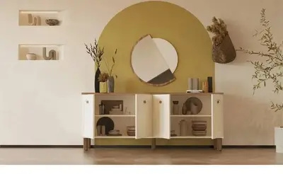 Komode moderne me pasqyre per korridor dhe ambient shtepie | 75Mall