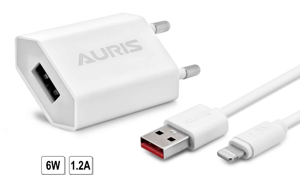 Mbushës telefoni Auris  ARS-CH07  1.2 USB - 2in1