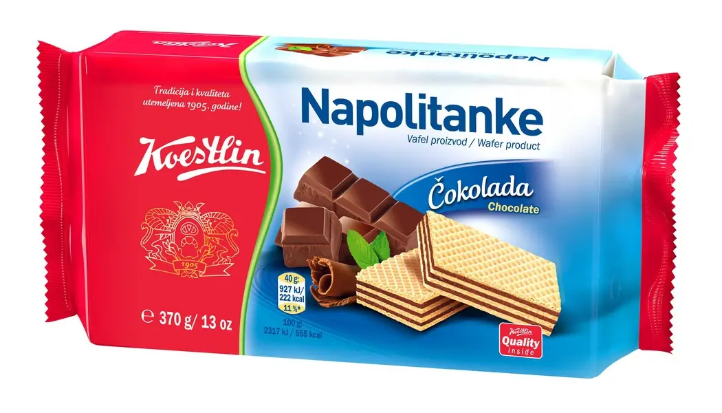 Napolitank qokollade 370g/P16