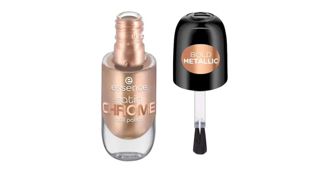 essence satin CHROME nail polish 01