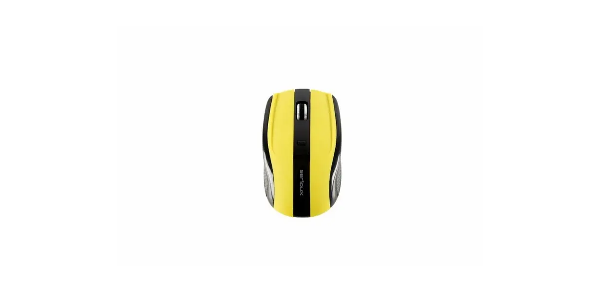 Maus SERIOUX RAINBOW400 WR USB Optical / Yellow, Ngjyra: Verdhë