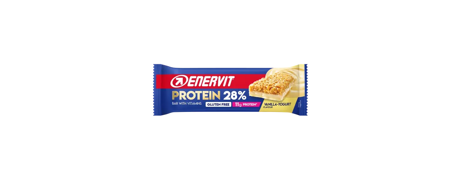 Enervit protein bar vanilla jogurt 28% 40g /P25