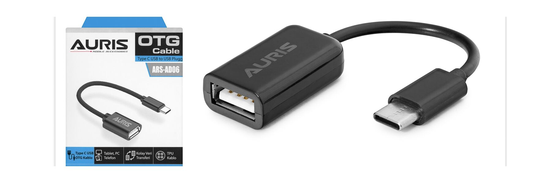 Konvertues Auris Type C OTG USB ARS -AD06