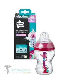 TT Shishe ADVANCED ANTI COLIC 260ml 2/1 EASY FLOW GIRL