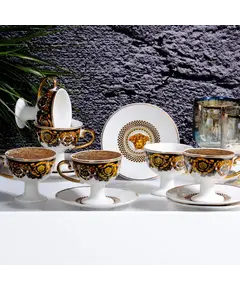 Filxhana set porcelani 6c, Ngjyra: Zezë