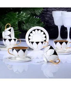 Filxhana set porcelani 6c, Ngjyra: Zezë