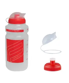 Shishe FORCE 0.5 L, transparente / kuqe