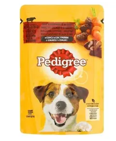 PEDIGREE CIG POUCH Viç dhe Qengj 100g/P24