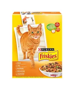 FRISKIES Mace me pulë dhe perime 300g/P10