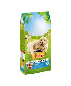 FRISKIES Junior Dog pulë dhe perime 2.4kg/P4