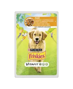 FRISKIES Adult mish pule dhe karrot 100g/P20