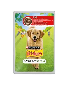 FRISKIES Adult mish gjedhi dhe karrot ne xhelatine 100g/P20