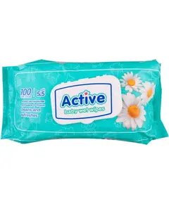 Active Wet Wipes Chamomile 100 /P24