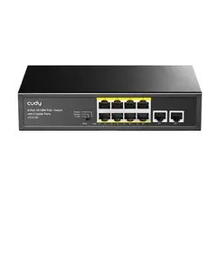 Cudy 8-Port 10/100M PoE+ Switch with 2 Uplink Ports, Model: FS1010P