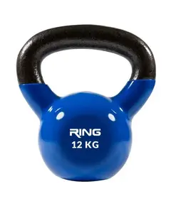 RING RX DB2174-12 - kettlebell metal + vinil 12 kg