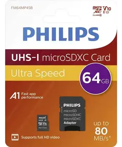 MicroUSB PHILIPS SD 64GB  MICRO SDXC CARD+ADAP