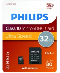 MicroUSB PHILIPS SDHC PH MICRO +ADAPTER 32GB