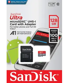 MicroUSB SANDISK 128GB SDXC MICRO SD