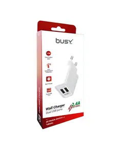 Mbushës telefoni Busy Wall Charger USB dual  2.4 A"