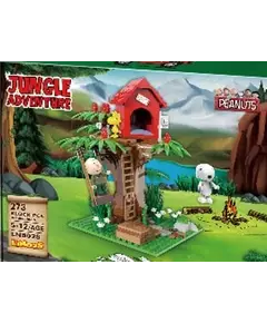 Lodër - Snoopy Jungle Adventure Building Blocks A(The Tree House, 287 copë)