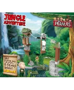 Lodër - Snoopy Jungle Adventure Building Blocks B(The Crocodile, 211 copë)