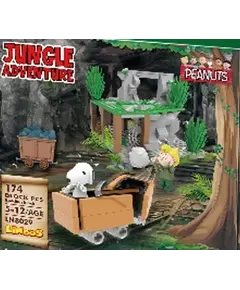 Lodër - Snoopy Jungle Adventure Building Blocks B(Abandoned Mine, 186 copë)