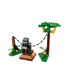 Lodër - Rainforest Animals Building Blocks(Chimpanzee, 102 copë)