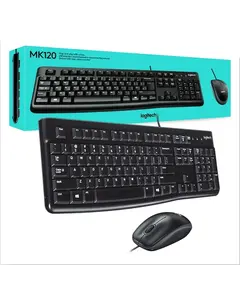 SET 2/1 Logitech MK120 USB US Tastierë + Maus"