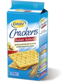 Cracker me kripë, COLUSSI, 250g/P20