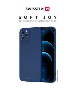 Case Joy Swissten per Iphone 15 PRO MAX BLUE