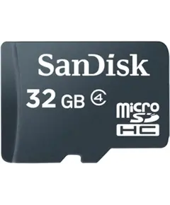 MicroUSB SanDisk 32GB, SD Adapter, Class 4