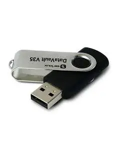 USB Flash Drive Serioux 128GB,V35,Usb 3.0 / black-silver