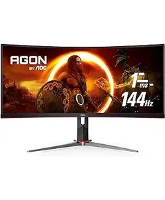 Monitor Gaming  AOC 34" CU34G2X/BK IPS LED 144 Hz