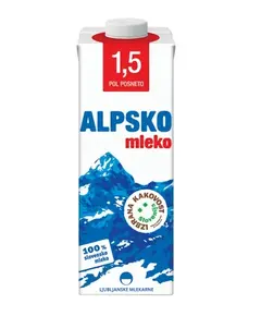 Alpsko qumësht  1.5 % 1L 1/12