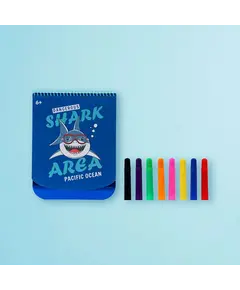 Set librash për ngjyrosje Shark DIY Series, Ngjyra: Kaltërt