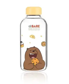 Shishe qelqi We Bare Bears 600ml Grizz, Ngjyra: Kafe