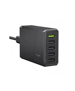 Adapter 5xUSB SmartUltra Charge 52W CHARGC05 /Black