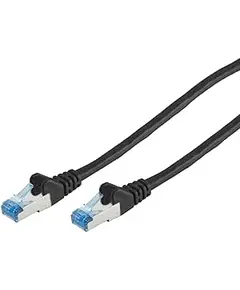 Kabëll Patchkabel CAT6a RJ45  SFTP PIMF  0,25m / Black