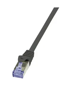 Kabëll Patchkabel CAT6a RJ45  SFTP PIMF  7,5m / Black