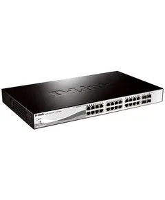 Switch D-link DGS-1210-28MP, 28 Port, 10/100/1000 Mbps / Black