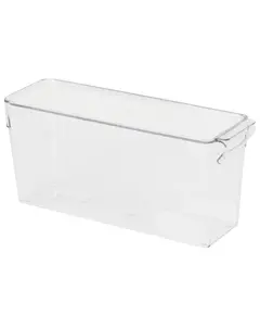 IKEA KLIPPKAKTUS Kuti ruajtjeje transparente për frigorifer 32x10x15